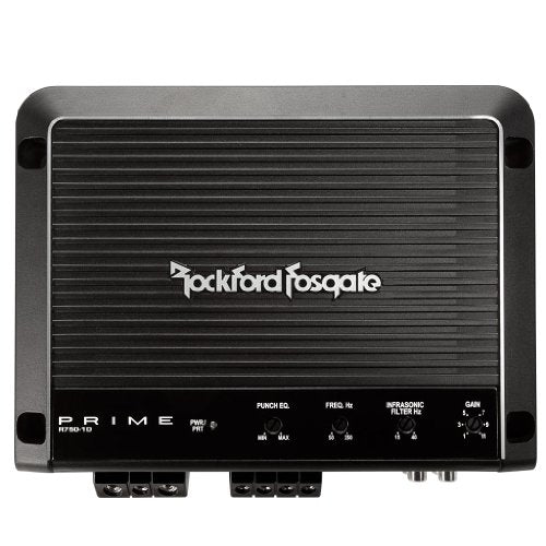 Rockford Fosgate R750-1D Prime 750 Watt Class D 1 channel Amplifier Rockford Fosgate R750-1D Prime 750 Watt Class D 1 channel Amplifier